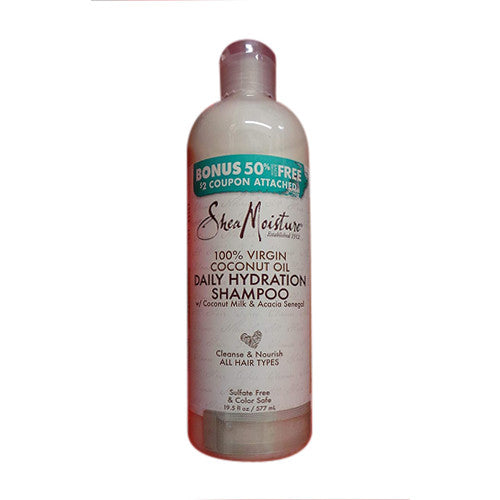 Shea Moisture Coconut Oil Daily Hydration Hair Shampoo, 19.5 Oz
